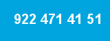 922 471 41 51 922 471 41 51